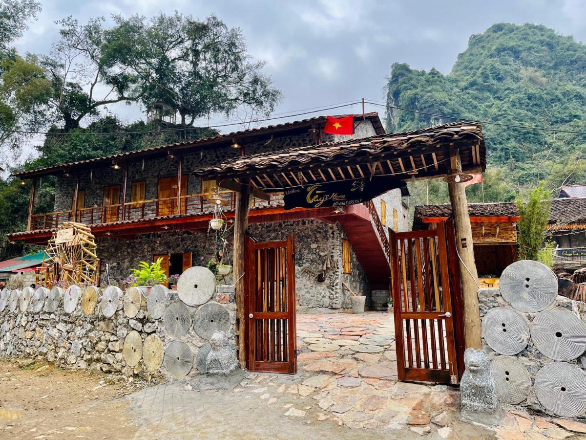 Tay Homestay Lang Da Co Khuoi Ky- Ban Gioc 까오방 외부 사진