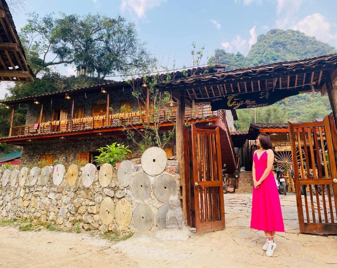 Tay Homestay Lang Da Co Khuoi Ky- Ban Gioc 까오방 외부 사진