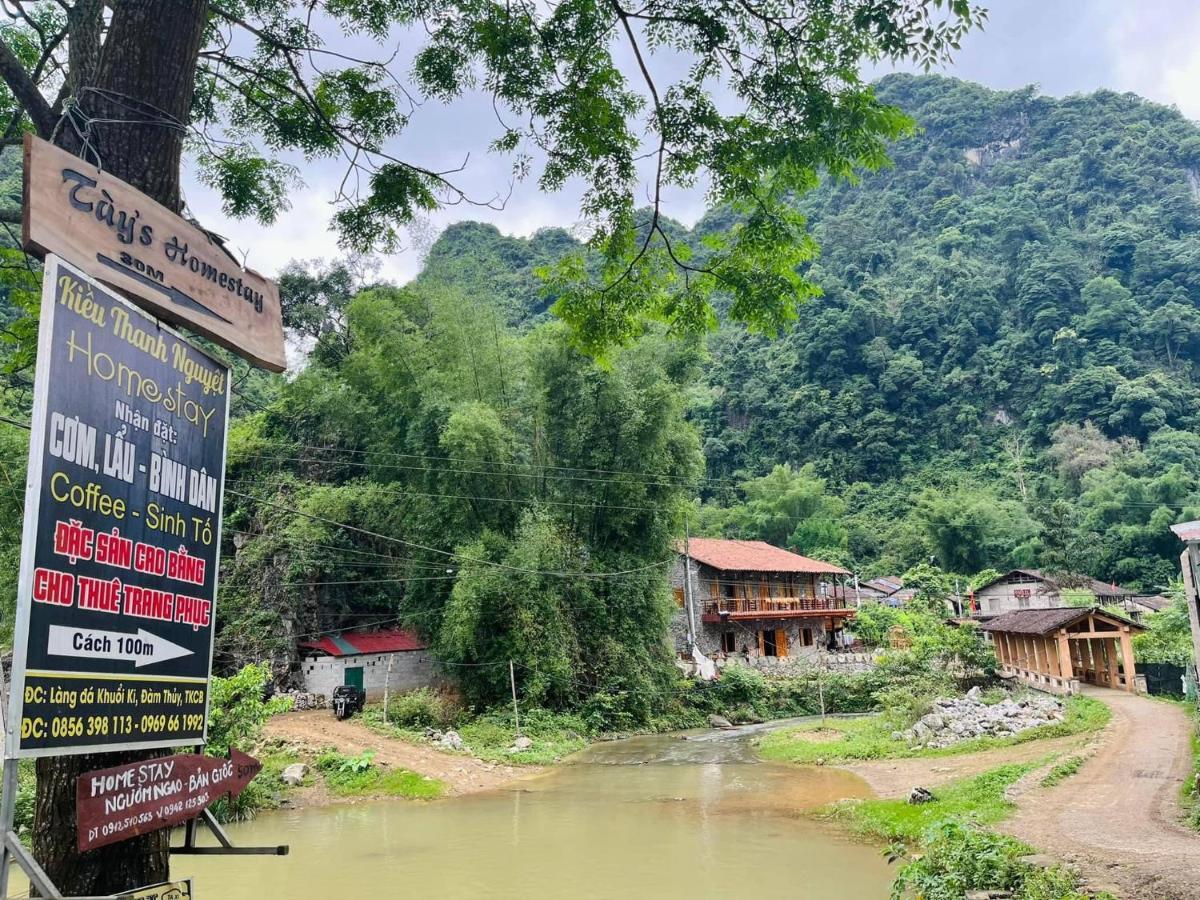Tay Homestay Lang Da Co Khuoi Ky- Ban Gioc 까오방 외부 사진